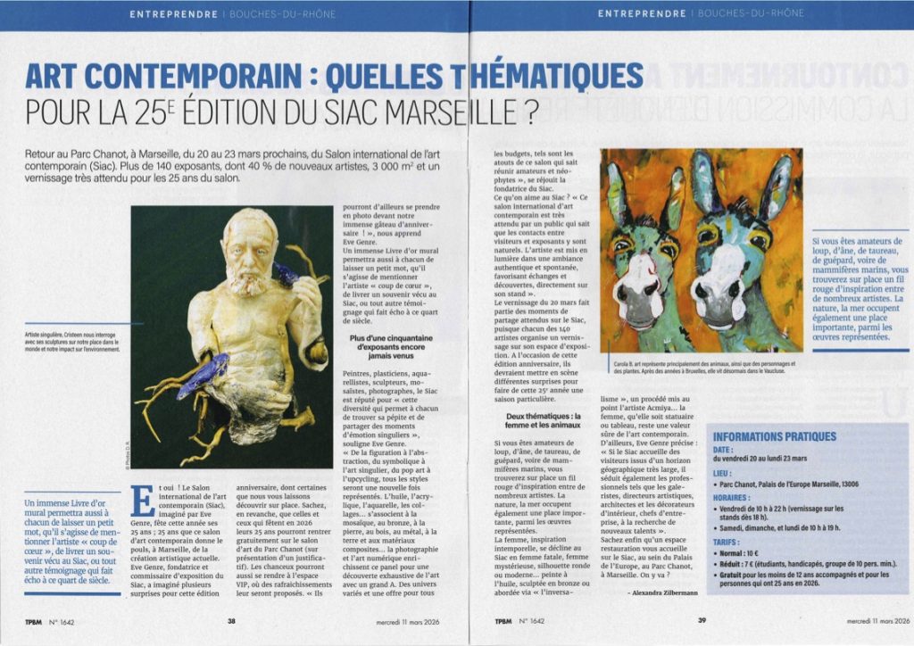 Publication journal TPBM n° 1642 du 11 mars